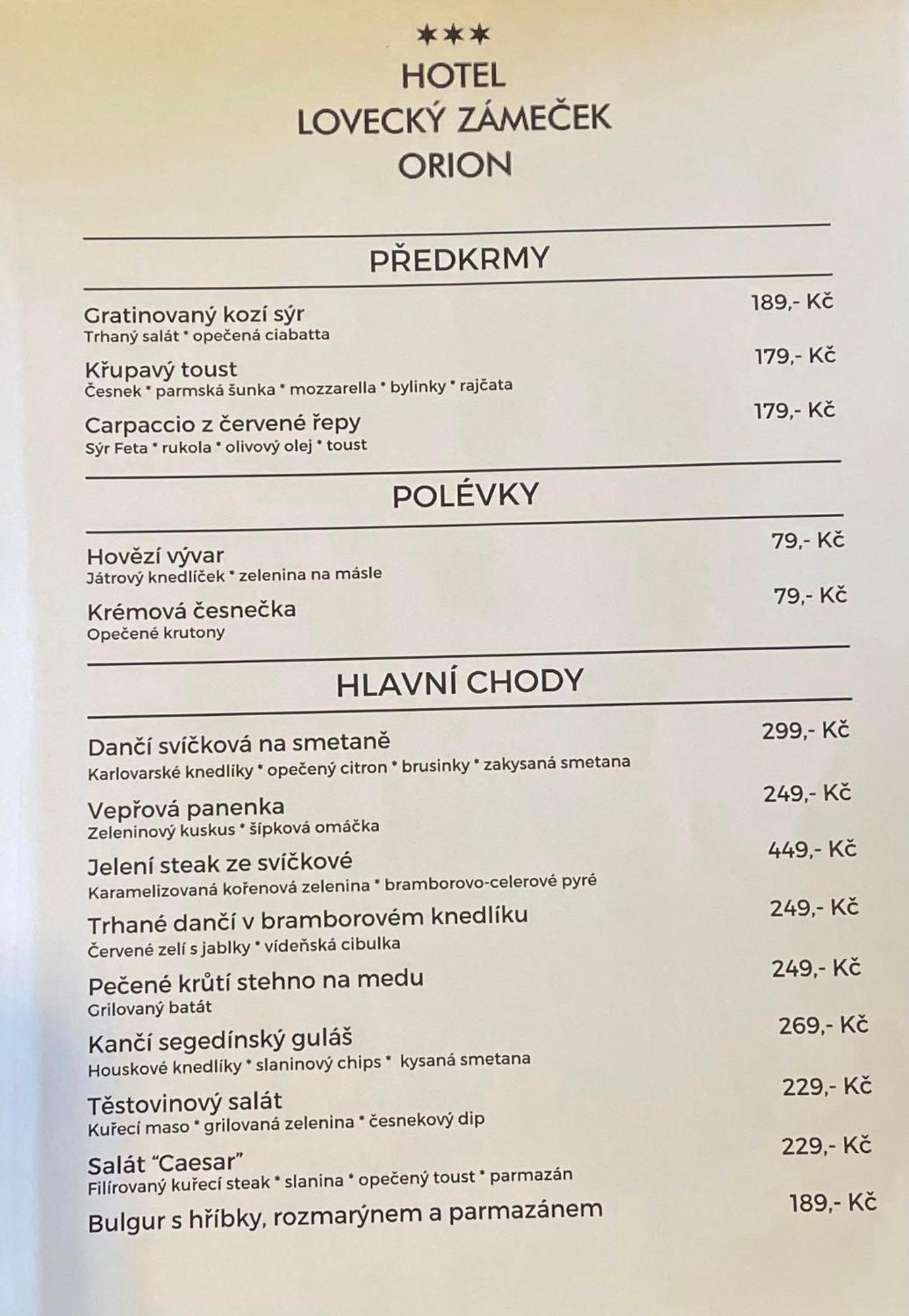 Hotel Lovecky Zamecek Orion Liberec Ngoại thất bức ảnh